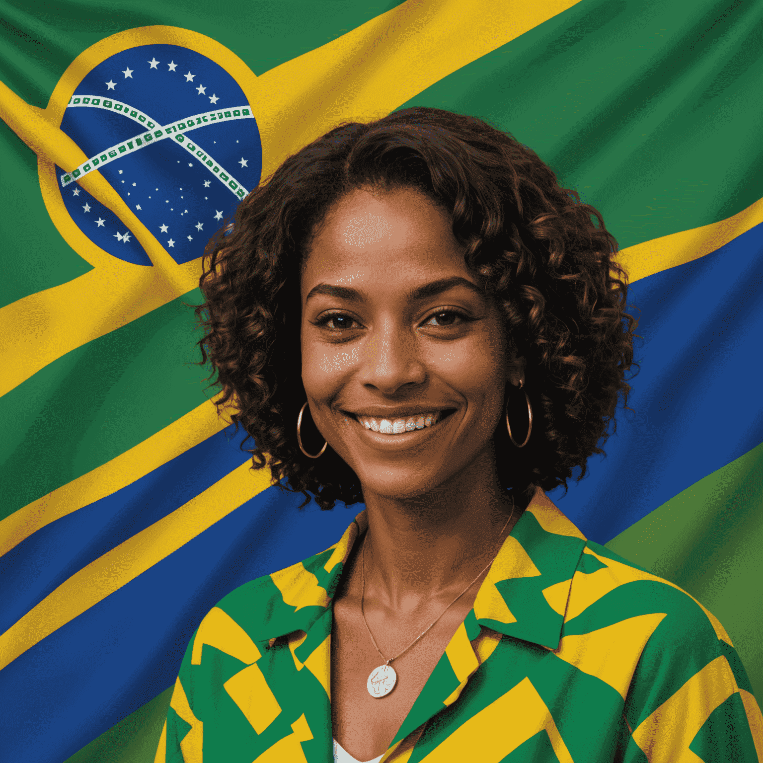 Imagem da capa do livro autobiográfico de Simone Tebet, mostrando a autora sorrindo em um fundo que representa a bandeira do Brasil