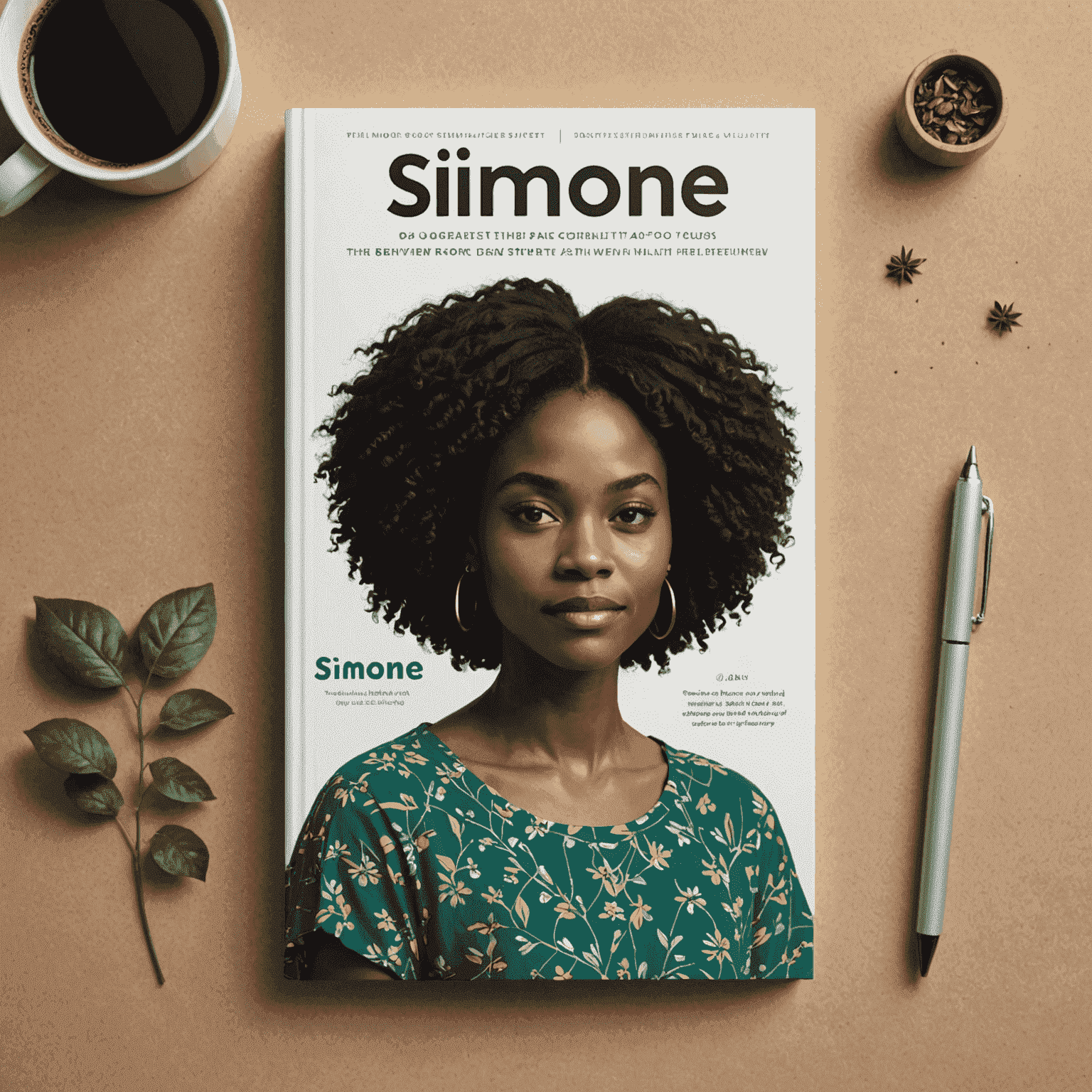 Capa do livro de Simone Tebet ao lado de uma resenha positiva